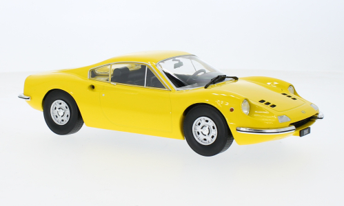 Ferrari Dino 246 GT 1969 Geel - 1:18